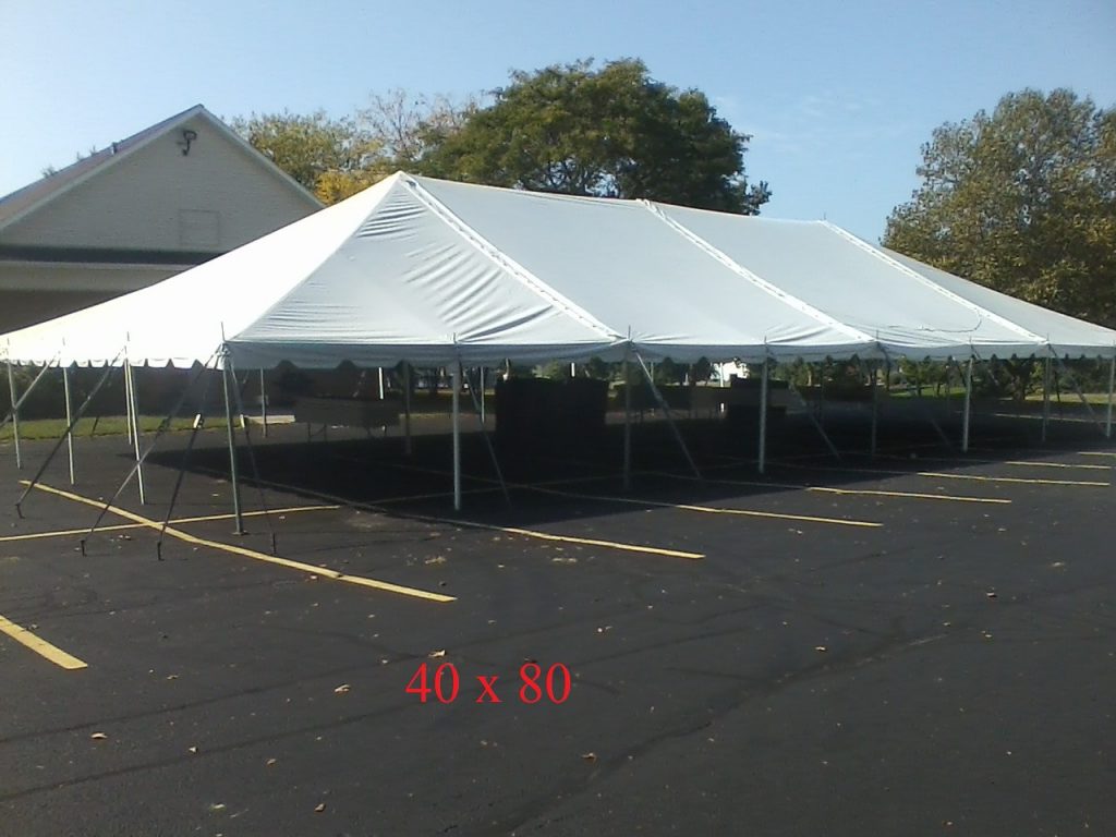 40x80 tent for outdoor party rental