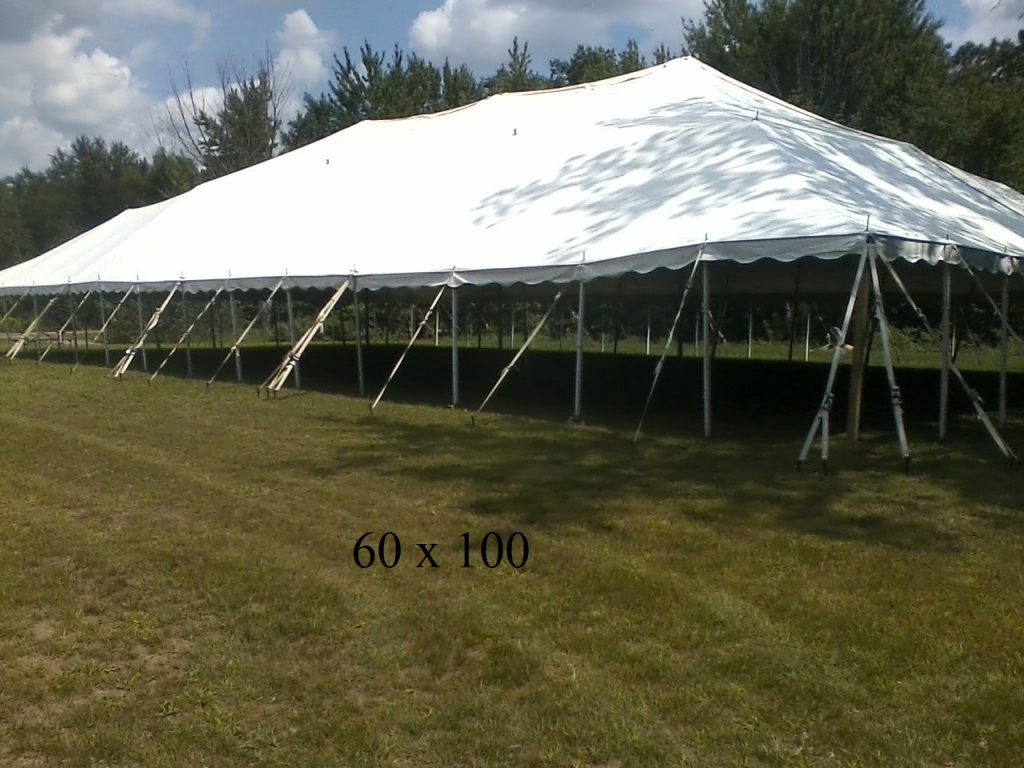 60x100 tent for rent elkhart county indiana