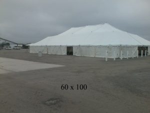 60x100 tent rentals in Elkhart county