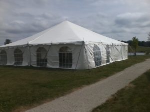 enclosed tents for rent indiana