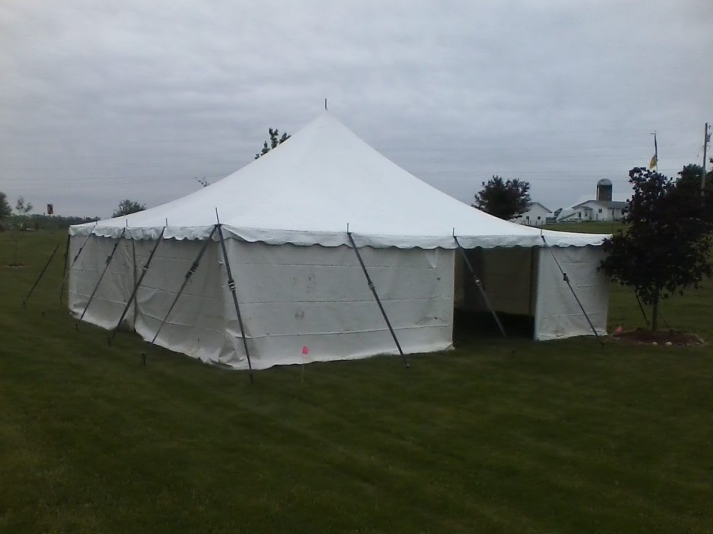 tent with sides for rent