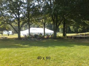 40x80 tents available to rent elkhart county ind